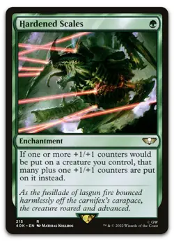 Hardened Scales #215 (NM) Warhammer 40,000 40K Magic MTG - Image 1