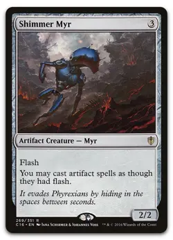 Shimmer Myr #269 (LP) Commander 2016 C16 Magic MTG - Image 1