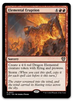 Elemental Eruption #27 (NM) Thunder Junction OTC Magic MTG - Image 1