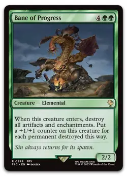 Bane of Progress #299 (NM) Final Fantasy FIC Magic MTG - Image 1