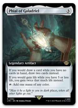 Phial of Galadriel (Extended Art) #382 (NM) Lord of the Rings LTR Magic MTG - Image 1