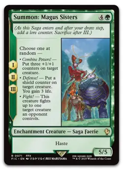 Summon: Magus Sisters #71 (NM) Final Fantasy FIC Magic MTG - Image 1