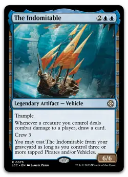 The Indomitable #75 (NM) Lost Caverns of Ixalan LCC Magic MTG - Image 1