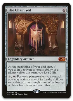 The Chain Veil #215 (LP) Magic 2015 M15 Magic MTG - Image 1