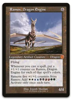 Ramos, Dragon Engine #47 (NM) Brothers' War BRR Magic MTG - Image 1