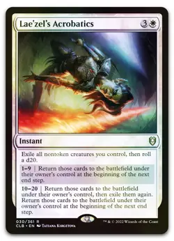 Lae'zel's Acrobatics #30 (Foil) (NM) Baldur's Gate CLB Magic MTG - Image 1