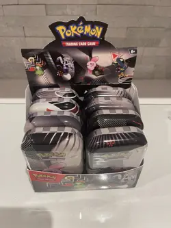 Pokemon Black Bolt And White Flare Mini Tin Display Tins X8 - 1 Of Each Art Work - Image 2