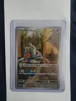 Pokemon TCG - Mimikyu SVP 075 Scarlet & Violet Black Star Promo Paldean Fates NM - Image 1