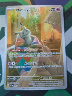 Pokemon TCG - Mimikyu SVP 075 Scarlet & Violet Black Star Promo Paldean Fates NM - Image 1