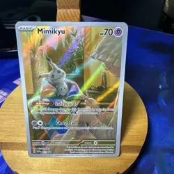 Pokemon TCG - Mimikyu SVP 075 Scarlet & Violet Black Star Promo Paldean Fates NM - Image 1