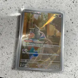 Pokemon TCG - Mimikyu SVP 075 Scarlet & Violet Black Star Promo Paldean Fates NM - Image 1