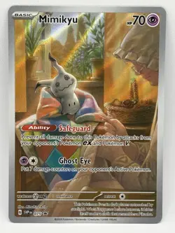 Pokemon TCG - Mimikyu SVP 075 Scarlet & Violet Black Star Promo Paldean Fates NM - Image 1