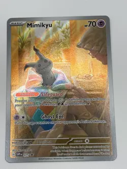 Pokemon TCG - Mimikyu SVP 075 Scarlet & Violet Black Star Promo Paldean Fates NM - Image 2