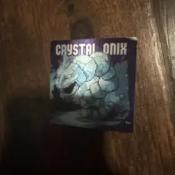 Eif Origin Gameboy Pokemon Lenticular Super Rare Crystal onix - Image 2