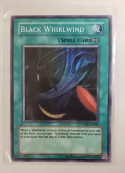 Yugioh Black Whirlwind TU01-EN005 Super Rare NM - Image 1