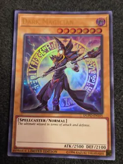 Yugioh Card TCG Dark MAGICIAN Holo ULTRA RARE Limited Edition DUPO-EN101 NM - Image 1