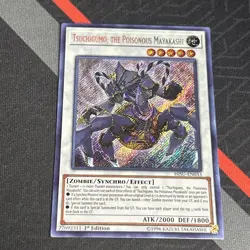 Yugioh Tsuchigumo, the Poisonous Mayakashi HISU-EN033 1st Secret Rare - Image 2