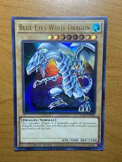 YuGiOh Blue-Eyes White Dragon Limited Edition LC01-EN004 Ultra Rare - Image 1