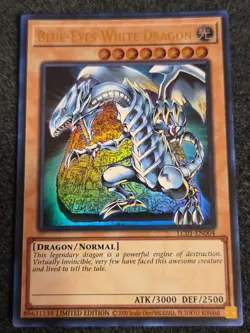 YuGiOh Blue-Eyes White Dragon Limited Edition LC01-EN004 Ultra Rare - Image 1