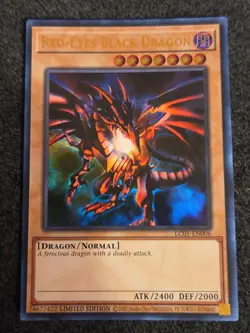 Yugioh x1 Red-Eyes Black Dragon Limited Edition LC01-EN006 (Near Mint!) - Image 1