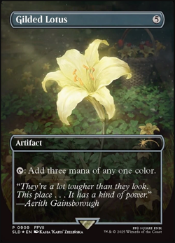 PRE-SALE - Gilded Lotus ✨ Rainbow FOIL ✨ Secret Lair x FINAL FANTASY - MTG - Image 1