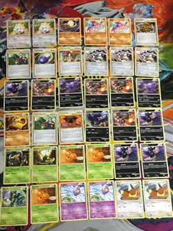 CD27 POKEMON TCG 2010 UNDAUNTED NM-LP 36 CARD LOT COMMON UNCOMMON - Image 1
