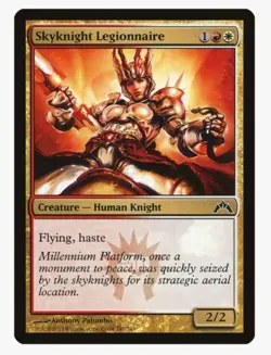 Skyknight Legionnaire #197 Gatecrash Magic Card With Protective Sleeve - Image 1