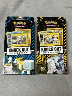 Pokemon TCG: 2x Knock Out Collection Booster Packs Trading Card Set - Image 1