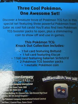 Pokemon TCG: 2x Knock Out Collection Booster Packs Trading Card Set - Image 3