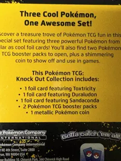 Pokemon TCG: 2x Knock Out Collection Booster Packs Trading Card Set - Image 4