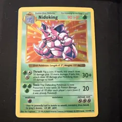 Pokemon Card - Nidoqueen Jungle 1st Edition 7/64 Holo Rare - Image 1