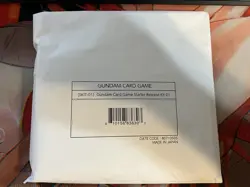 Gundam Trading Card Game - Starter Release Kit 01 - Sealed Bandai Promo Rare - Image 1