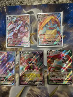 Pokemon TCG Full Art Vmax 7 Card Lot Bundle Nm/M Texture Foil - Image 3