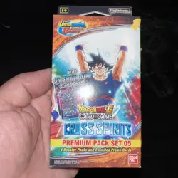 DRAGON BALL SUPER CARD GAME: CROSS SPIRITS PREMIUM PACK SET 05 FACTORY SEALED - Image 1