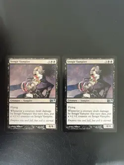 2 X Mtg Sengir Vampire Core Set 2014 (M14) Regular Uncommon 113/249 - Image 1