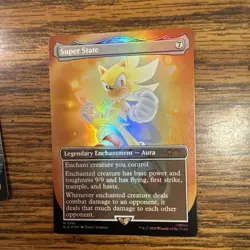 1x FOIL Super State MTG SLD Sonic The Hedgehog Secret Lair NM - Image 1