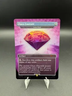 Chaos Emerald (Lotus Petal) Purple 7034 Secret Lair Drop Sonic Bonus MTG NM - Image 1