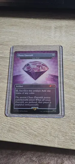 Chaos Emerald (Lotus Petal) Purple 7034 Secret Lair Drop Sonic Bonus MTG NM - Image 1