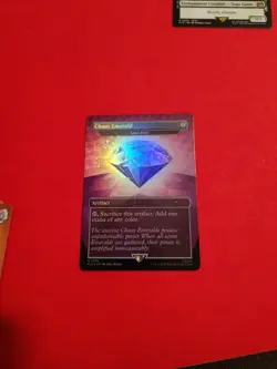 Chaos Emerald (Lotus Petal) Purple 7034 Secret Lair Drop Sonic Bonus MTG NM - Image 1