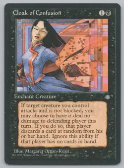 MTG Playset (4) - Ice Age - Cloak of Confusion -f645 - Image 2