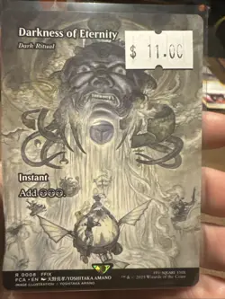 MTG Final Fantasy Through the Ages, Darkness of Eternity - Borderless - Image 1
