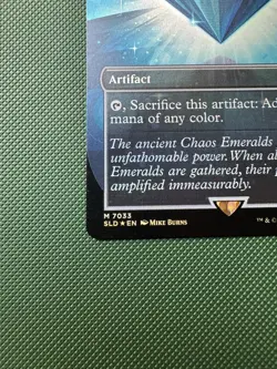 Chaos Emerald (Lotus Petal) Blue 7033 Secret Lair Drop Sonic Bonus MTG NM - Image 3