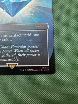 Chaos Emerald (Lotus Petal) Blue 7033 Secret Lair Drop Sonic Bonus MTG NM - Image 4