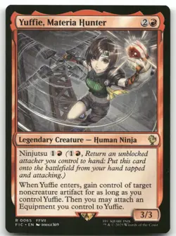 Yuffie, Materia Hunter 65 MTG Commander: FINAL FANTASY R NM - Image 1