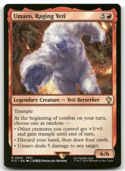 Umaro, Raging Yeti 63 MTG Commander: FINAL FANTASY R NM - Image 1
