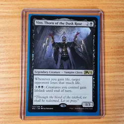 MTG - Vito, Thorn of the Dusk Rose [Core Set 2021] M21 127/274 R - Image 1