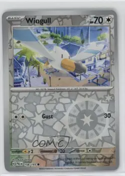 Wingull Reverse Foil Pokemon SV02: Paldea Evolved #158 0p7x - Image 1