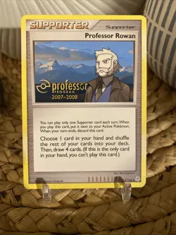 Professor Rowan 112/130 Professor Program Promo 2007-2008 Pokemon Card NM - Image 1