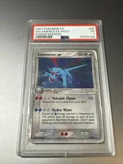 PSA 1 Salamence Ex Holo 96/92 Power Keepers 2007 Pokemon PR - Image 1