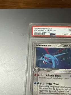 PSA 1 Salamence Ex Holo 96/92 Power Keepers 2007 Pokemon PR - Image 2